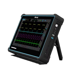 XEAST Tablet Digital Oscilloscope 4 Channels 200MHz 2GSa S High Performance Multi function 10.1″ LCD Display 220Mpts Memory
