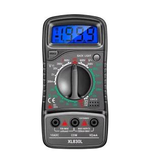 XL830L High Precision Digital Display Multimeter Electrician Multi function Resistance Voltage Measurement Instrument