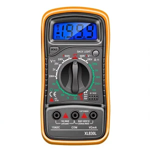 XL830L Portable High-Precision LCD Digital Multimeter Backlight Multifunction Electrical Instrument