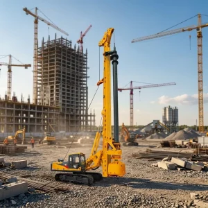 XR180D 194kW Rotary Drill Rig 32MPa 180kN*m Torque 60m Depth Foundation Pile Drilling Machine