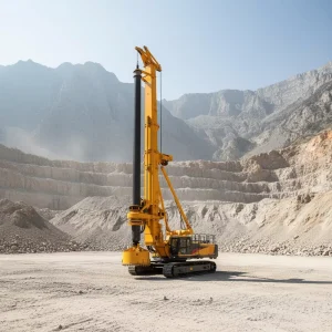 XR240E 70m Heavy Duty Hydraulic Piling Machine Rotary Drilling Rig PLC Controlled Easy Maintenance 1 Year
