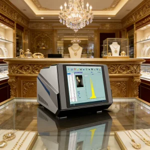 XRF Gold Analyzer SDD XRF Analyzer 0.01% Accuracy 145eV Resolution Metal Element Analyzer for Small Refineries Jewelry