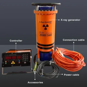 XXH 2505Z LX X Ray Flaw Detector Video 150 250kv Voltage 34mm Penetration Glass Tube 5mA Current for NDT Safe