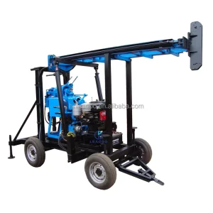 XY-200T Trailer Core Water Well Borehole Drilling Machine
