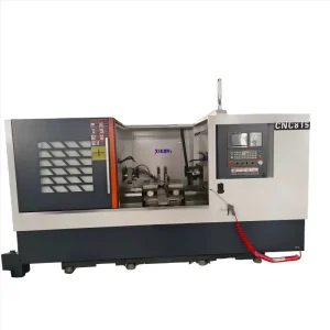 XY815 Model CNC Milling Machine Milling the End Face and Drilling the Center Hole