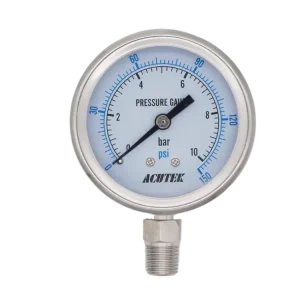 Y60BF 1-600 Bar 1bar145psi 304 Stainless Steel Vacuum Pressure Gauge Ammonia Steam Meter High Temperature Resistance