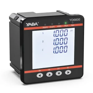 YADA YD6600 N Series 3 Phase Multifunctional Power Analyzer AC Power Current Voltage Factors Energy Meters for Data Center