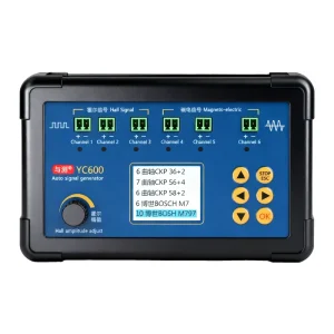 YC600 Auto Signal Generator for ECU Testing Six-Channel Analog Crankshaft Camshaft CKP CMP Sync Signal Simulator