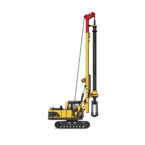 YCR65E Rotary Drilling Rig 27m Drilling Depth 60kN.m Torque Crawler Foundation Piling Machinery