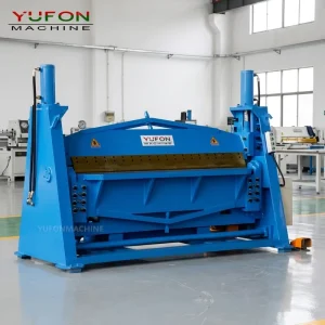 YUFON CNC Sheet Metal Box Pan Brake Hydraulic Long Folding Machine Price Hvac Duct Sheet Metal Folding Bender Machine