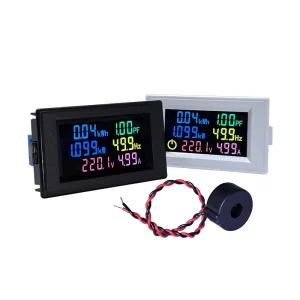 YXV 2060A 6 in 1 AC Monitor 100A Voltage Current Power Factor Active KWH Electric Energy Frequency Meter Digital LCD