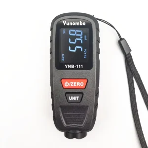 Yunombo YNB 111 High Accuracy Car Paint Coating Thickness Gauge with Backlight Multi Unit Display 0 1500um ABS Plastic