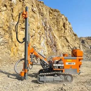 ZGYX 416T 1 Pneumatic Rock Drill Rig 58kW Diesel Powered Crawler Drilling Machine 90 115mm