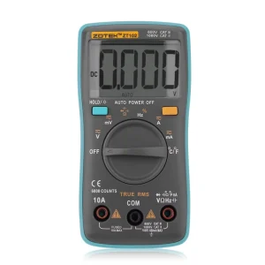 ZOTEK ZOYI ZT102 6000 Count Digital Multimeter Portable Auto Range Digital Multimeter