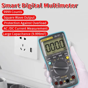 ZOYI ZT-302 Digital Multimeter True Effective Value 9999 Counts Automatic Range 1000V Voltmeter Ammeter Tester for Electronics