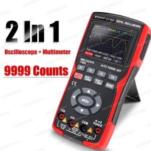 ZOYI ZT 702S 2 in 1 Digital Multimeter 2.8 Inch IPS Display 9999 Counts 10MHZ 48MSa s Real time Oscilloscope Multimeter