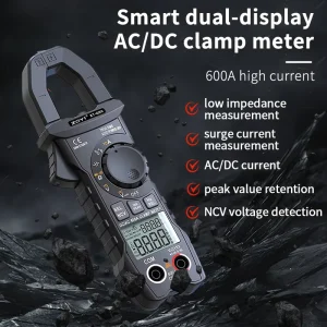 ZOYI ZT-QS9 AC DC Current 600A True RMS Auto NCV Digital Multimeter Clamp Meter Auto Range 6000 Count 4-Digit 3x/s Update
