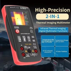 ZOYI ZT R01 Thermal Imaging Multimeter 2 in 1 Portable HD Professional Digital Multimeter with IR Camera for Electricians