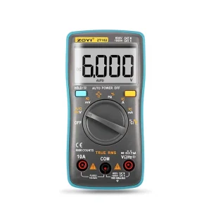 ZT-102 6000-Count Auto-Range Pocket Digital Multimeter Multifunction Tester