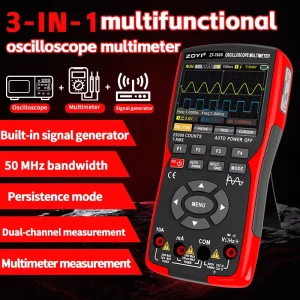 ZT-703S 2-Channel Oscilloscope Multimeter with Signal Generator