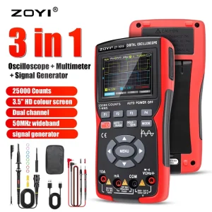 ZT-703S Dual-Channel 50M Three-in-One Oscilloscope Multimeter with Signal Source