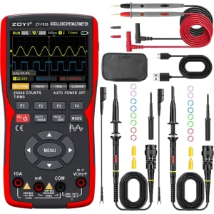 ZT-703S Dual Channel 50MHZ Oscilloscope Multimeter Handheld Oscilloscope