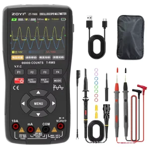 ZT-706S Digital Multimeter Oscilloscope 66000 Counts Signal Generator IPS Color Screen