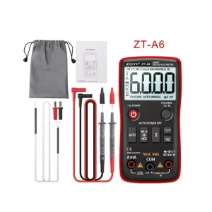 ZT-A6 Automatic Range Digital Multimeter NCV Measurement Anti Burn Small Digital Display