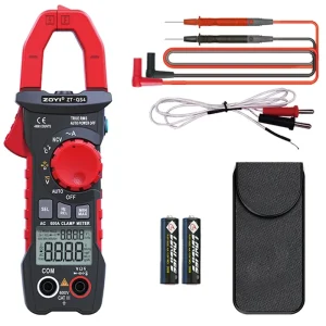 ZT QS4 Digital Clamp Meter 4000 Count AC DC Voltage Capacitance Diode Resistance Tester 600A Current Frequency Continuity