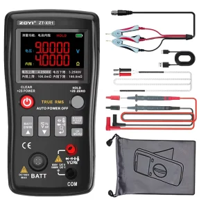 ZT-X Four-and-a-Half-Digit High-Precision Multimeter Internal Resistance Tester Waterproof Dustproof 1000V DC/10A Current