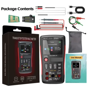 ZT-XT1 Transistor Tester Multimeter for Capacitance, Resistance, Diode, MOS Tube and LCR Testing