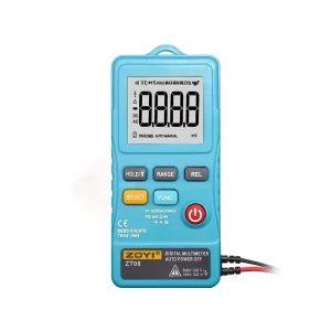 ZT08 Digital Multimeter True RMS Tester 8000 Counts AC/DC Voltmeter Ohm Voltage Transistor Tester Auto