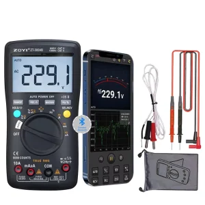 ZT300AB 6000 Count Auto-Ranging Digital Multimeter with Smartphone Connectivity and Data Synchronization