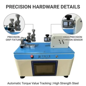Zipper Slider Torque Testing Machine 5Nm Torsional Strength Tester for Luggage and Garment Lab Equipment QB/T 2171 Standard