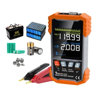 i POOK RTS 120V Portable Battery Tester Analyzer for Testing Voltage and Internal Resistance