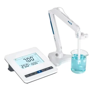 pH Meter With LCD Digital 0.1 Level Manual Warm-up Accurate pH Tester Measurement Device for Laboratory